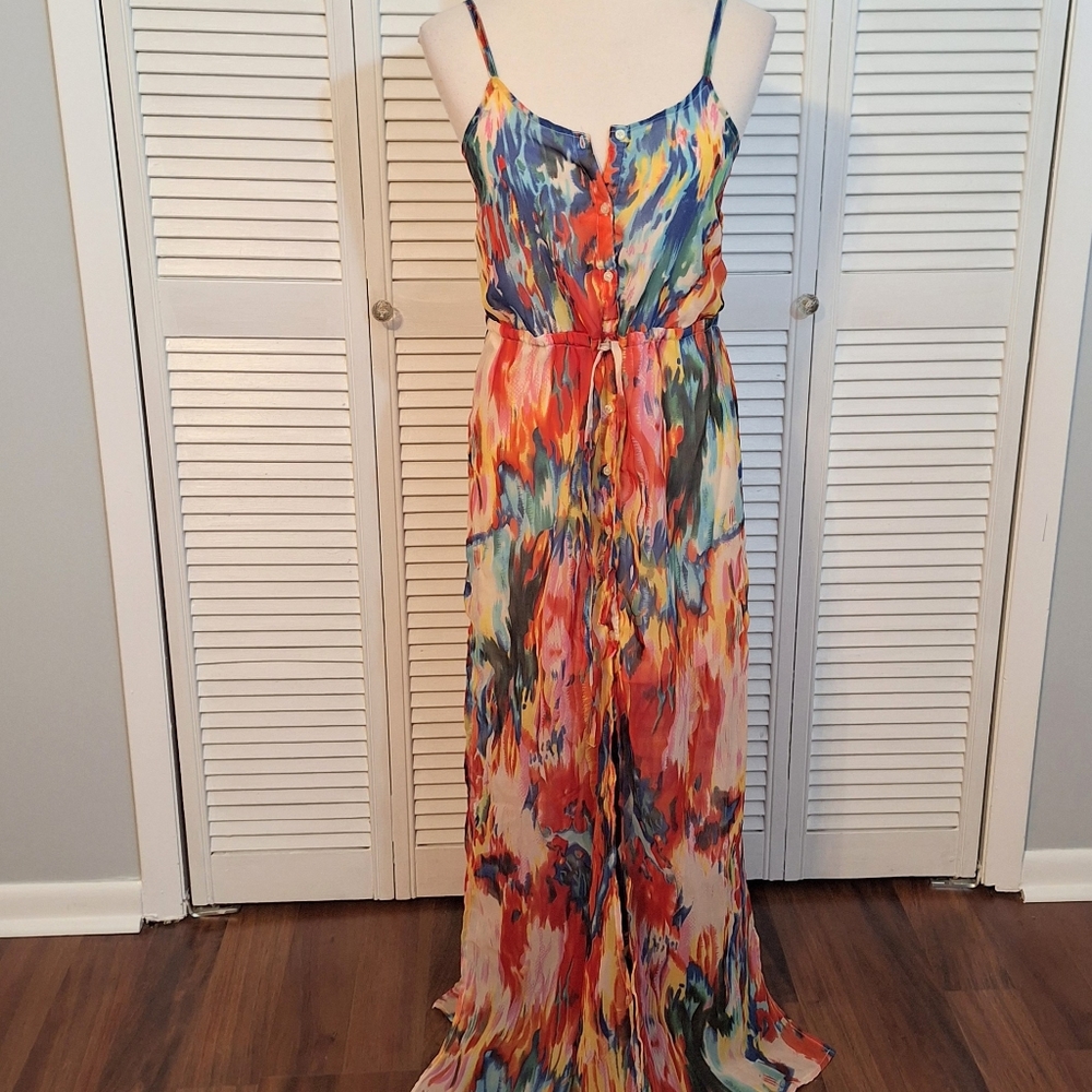 Truth NYC flowy maxi dress sz small *B8 - Picture 1 of 10